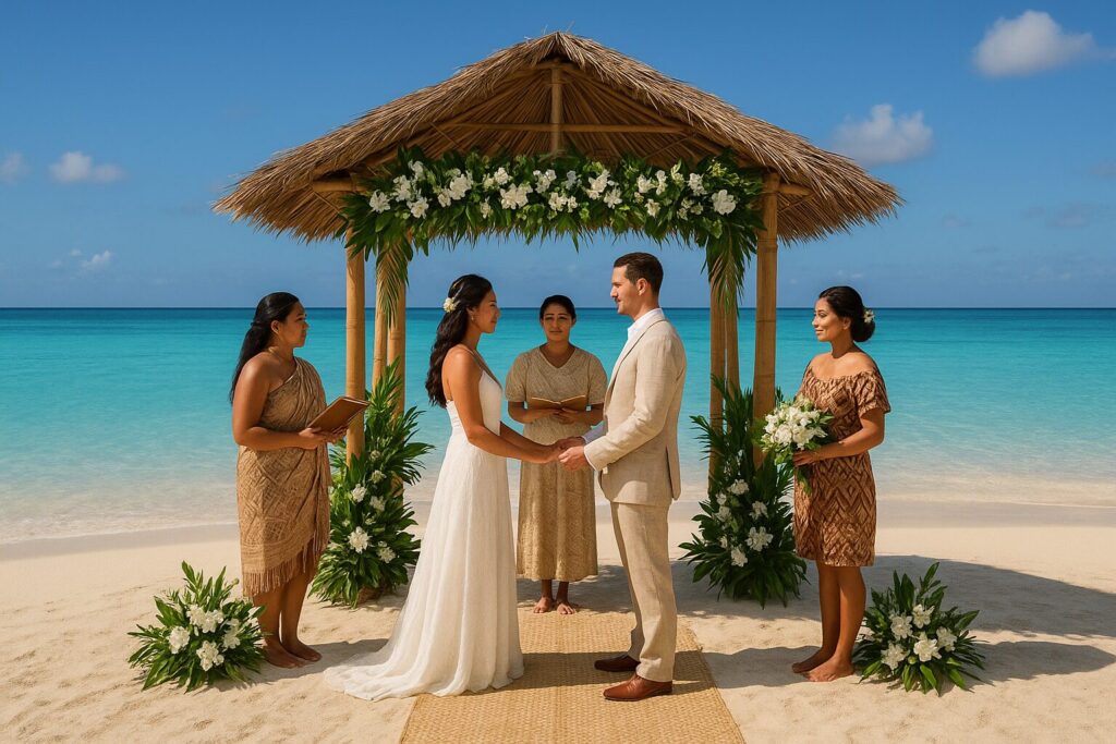 Matrimonio-alle-Maldive-spiaggia