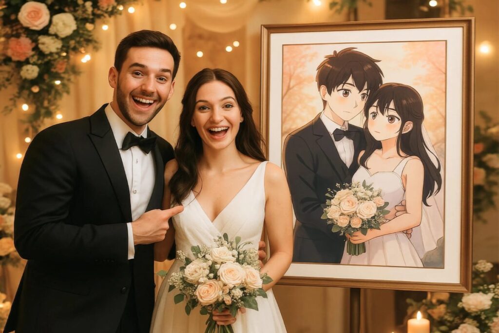 matrimonio-a-tema-manga-e-anime-ritratto