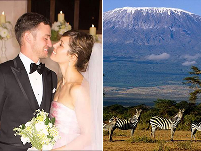 Luna di miele VIP: prendi spunto dalle celebrità! Justin Timberlake e Jessica Biel – Tanzania - Luna di miele VIP: prendi spunto dalle celebrità!