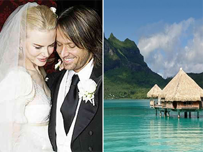 Luna di miele VIP: prendi spunto dalle celebrità! Nicole Kidman e Keith Urban – Bora Bora Polinesia Francese - Luna di miele VIP: prendi spunto dalle celebrità!