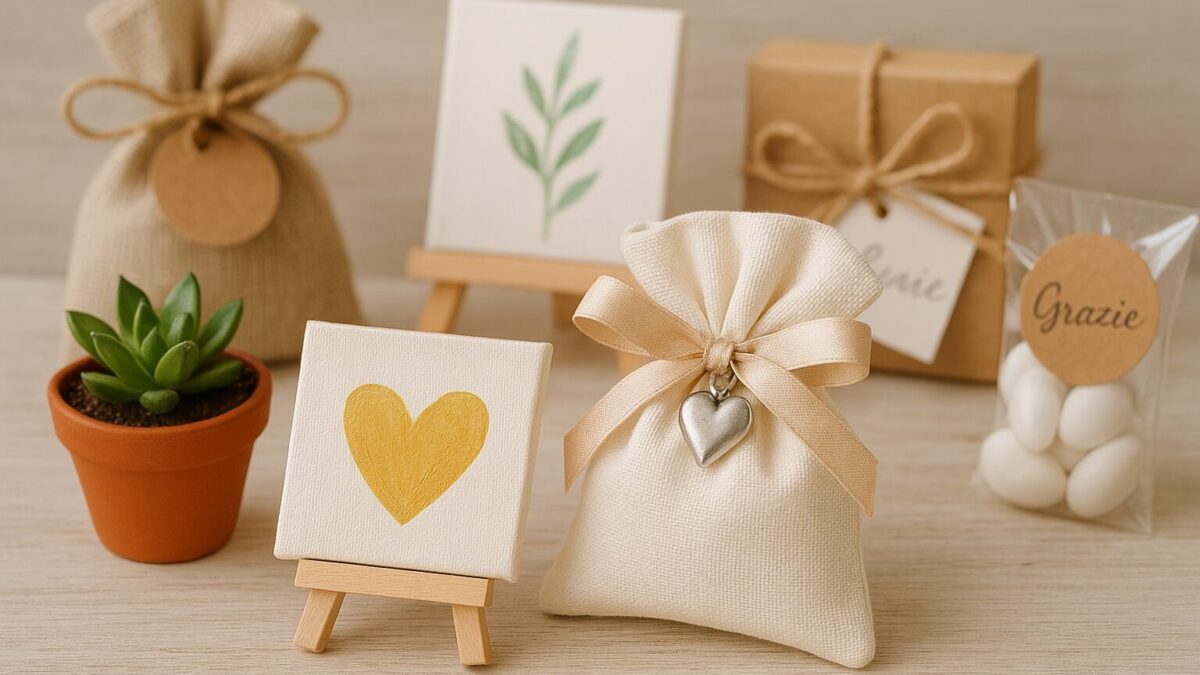 10 idee di Bomboniere fai da te