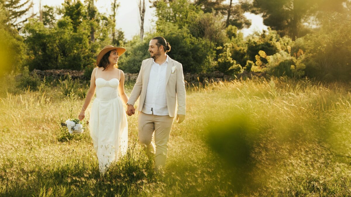 Matrimonio in stile bucolico: natura e romanticismo